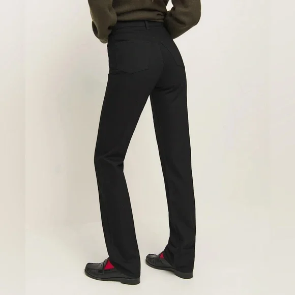 Reformation Straight Leg High Waist Jeans - Picture 3 of 4